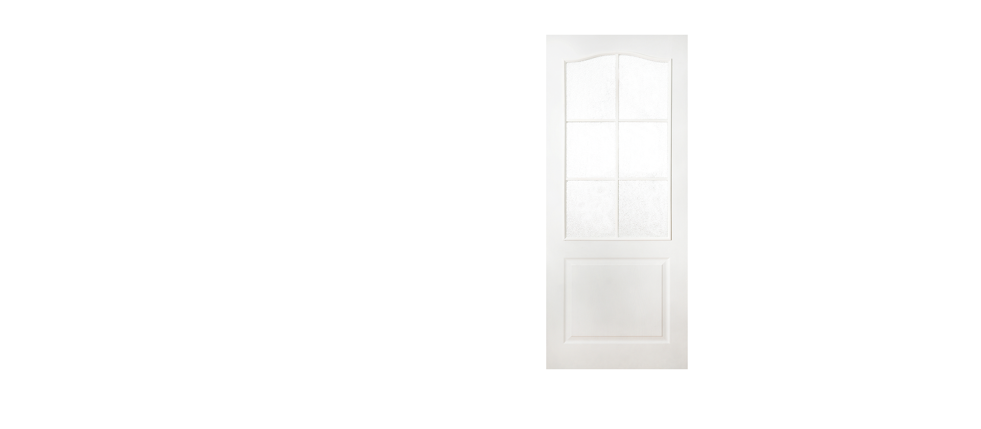 Дверь экошпон белый