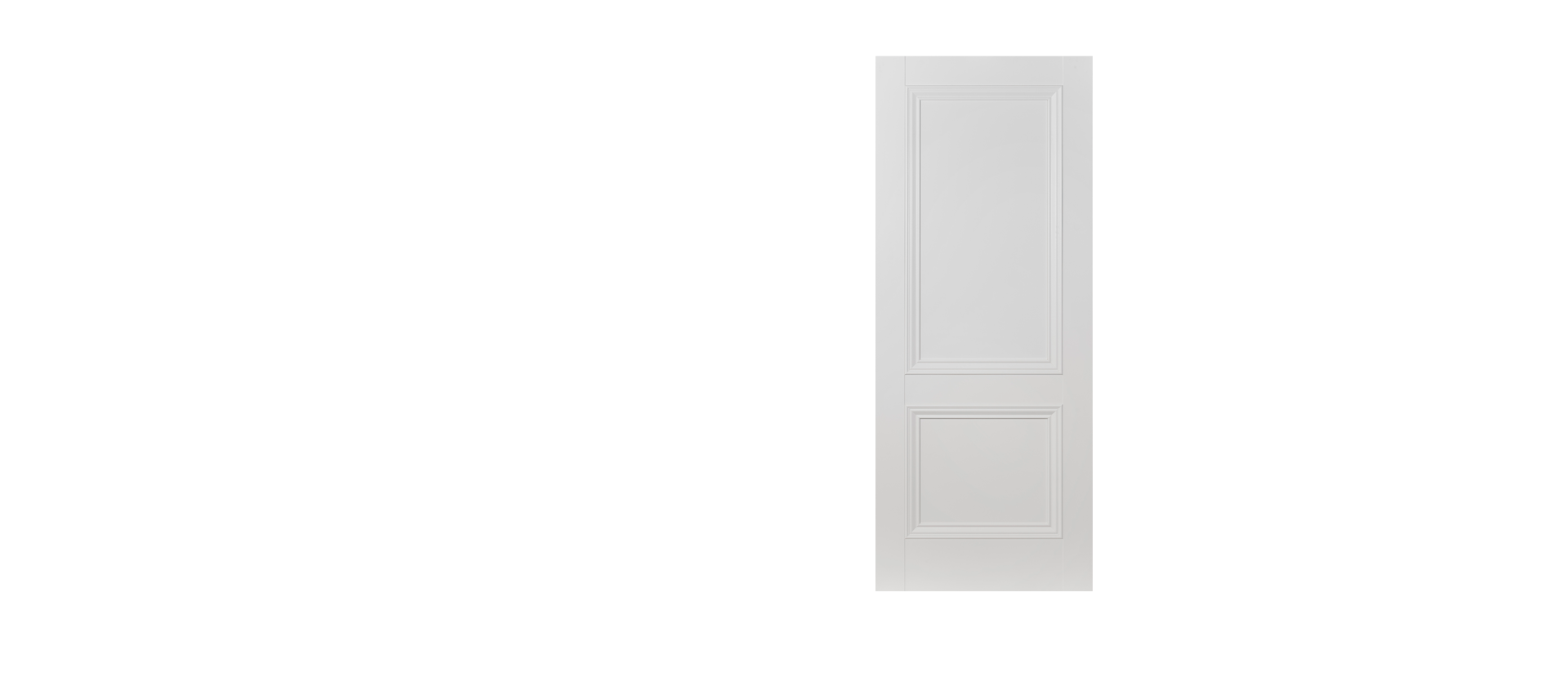 Дверь от производителя белый эмалит